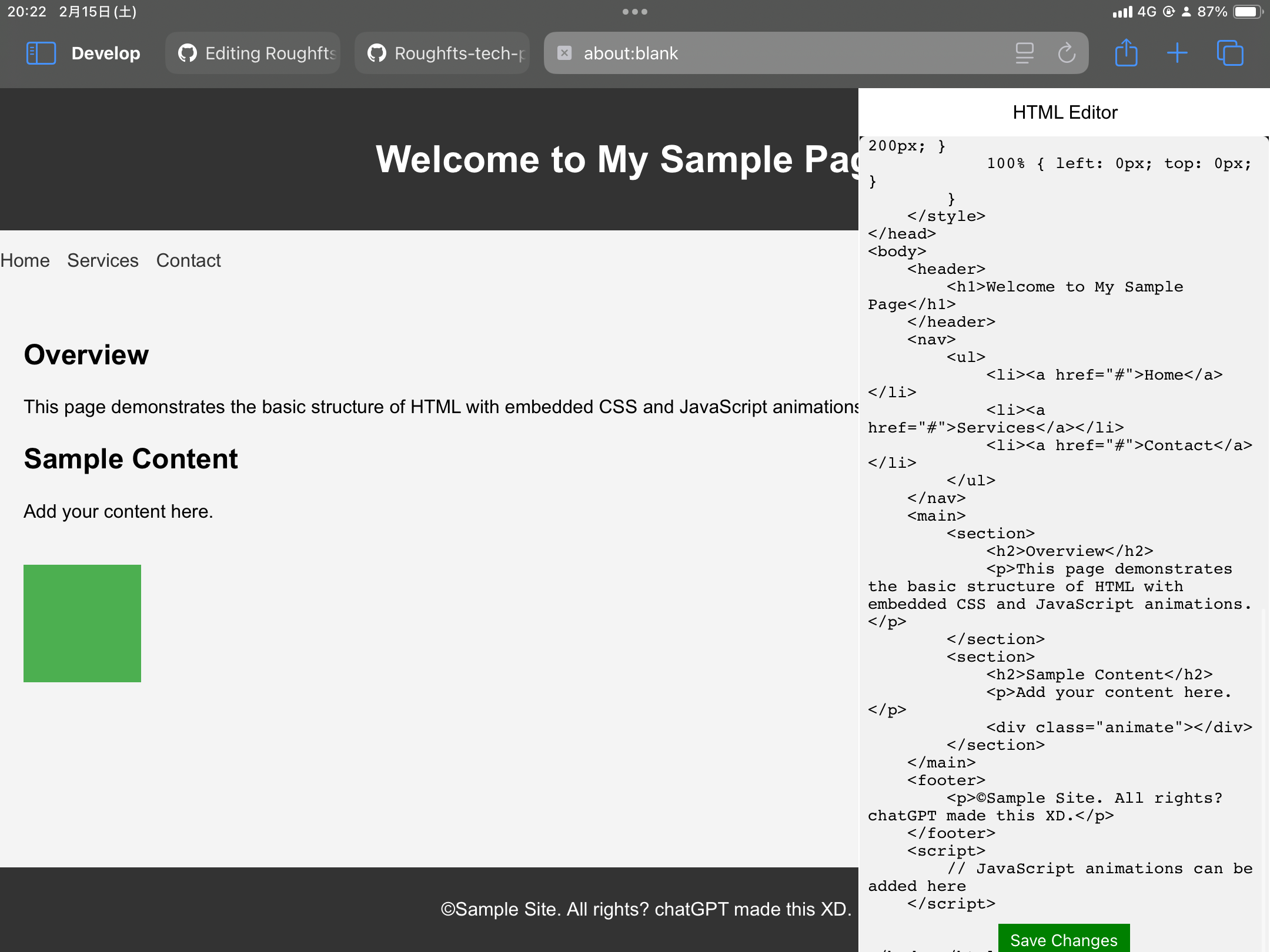 Developer Tools Bookmarklet